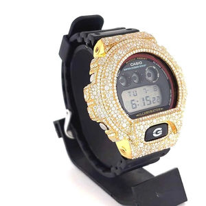Reloj de Diamantes Moissanite Completamente Engastado, Correa de Aleación, Cuarzo, Diseño Personalizado, Estilo Hip Hop, Regalo de Moda para Él, Estilo Urbano - Product Image 6