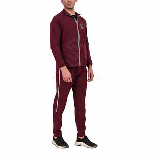 Low Moq High Quality Men's Training Gym <b>Tracksuit</b> Custom Logo Design <b>Plain</b> <b>Tracksuit</b> For Men - Product Image 4