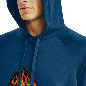 เสื้อฮู้ด2025ซักกรดหินแบบวินเทจสำหรับผู้ชายผ้าฝ้ายคุณภาพสูงทำจากผ้าฝ้ายที่มีลวดลายแตกต่างกันและโลโก้เสื้อฮู้ดเก็บความร้อน - Product Image 3