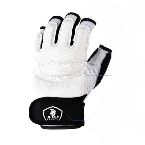 Conception de logo personnalisé, gants d'entraînement de taekwondo en cuir souple léger de haute qualité, imperméables - Product Image 1