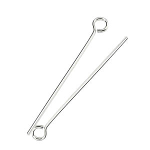 シルバーステンレス鋼曲げ針ロング型ループヘッド工業機械装置繊維安全位置決め固定 - Product Image 3