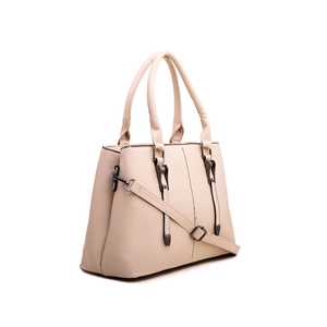 Kaki P35895 sac à main décontracté de style coréen chaînes décoration vintage rétro deux fourre-tout décontracté petit grand cuir PU pour une utilisation à la plage - Product Image 2