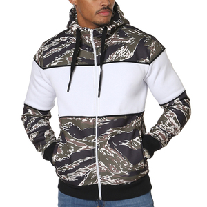 Sweat à capuche entièrement zippé de haute qualité 100% coton pour homme, hiver, impression personnalisée, sweat à capuche en molleton lourd - Product Image 5