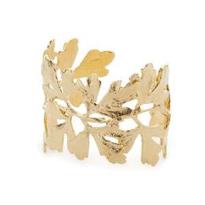 Rond de serviette en métal artisanal fait à la main adapté à la décoration de table à manger durable et écologique ou aux occasions rustiques - Product Image 2