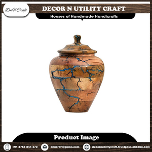 Handcrafted Eco-Friendly Rosewood Cylindrical <b>Tree</b> of Life Urn Personalized Wooden Cremation Urns for Human Pet Home Decoration - Product Image 2