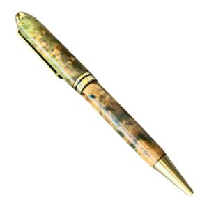 Serpentine Collection: Handcrafted Ballpoint <b>Pen</b> with Green-<b>Red</b>-Blue Resin Body Retirement Graduation Gift Made in VietNam - Product Image 3