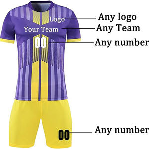 Uniformes de Fútbol Sublimados Personalizados, Conjunto de Camiseta de Fútbol Transpirable, Uniformes de Fútbol de Secado Rápido - Product Image 5