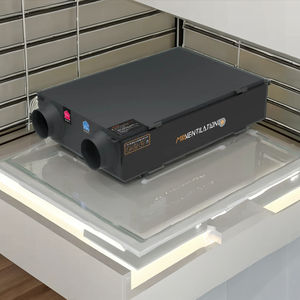 ระบบระบายอากาศแบบติดเพดานสำหรับบ้านทั้งหลัง ขนาด 350 ลูกบาศก์เมตรต่อชั่วโมง พร้อมระบบกู้คืนความร้อนและตัวควบคุมอัจฉริยะผ่าน WIFI - Product Image 1