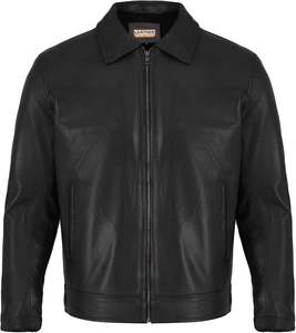 Vestes en cuir personnalisées Mode masculine Vestes en cuir coupe-vent Vestes en cuir de mouton de haute qualité Vêtements de rue - Product Image 1