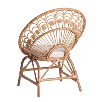 Fauteuil de paon en osier et rotin au design innovant et écologique fabriqué au Viet Nam