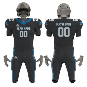 2025 nouveaux hommes équipe uniforme maillot de Football américain cousu Logos chemises brodées jeunes enfants vêtements de sport uniformes de Football - Product Image 5