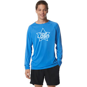 Chemise à capuche de protection solaire UPF 50 + pour hommes Chemise à manches longues Rash Guard Fishing SPF Outdoor UV Shirt Lightweight - Product Image 1