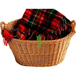 Panier en osier tressé à la main, boîte de rangement carrée, organiseurs de bureau - Product Image 3