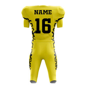 Service OEM 100% Polyester Uniforme de football américain à bas prix Coupe régulière Maillot de football américain à séchage rapide Uniforme pour adultes - Product Image 2