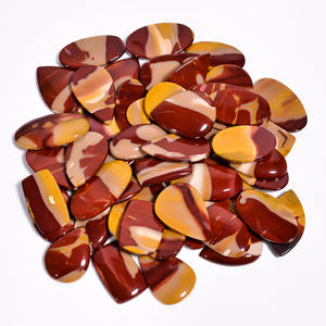 Lote de cabujón de piedras preciosas sueltas con colgante pulido de jaspe Mookite de calidad Natural AAA + para hacer joyas, piedras preciosas de cristal curativas - Product Image 2