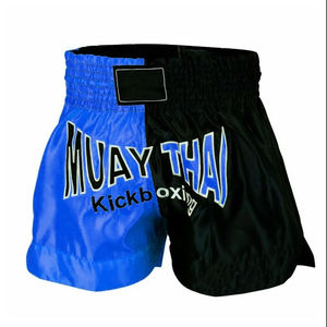 Pantalones cortos de Muay Thai de marca OEM de gran oferta de alta calidad, pantalones cortos de boxeo Mma, pantalones de entrenamiento con estampado de sublimación - Product Image 3