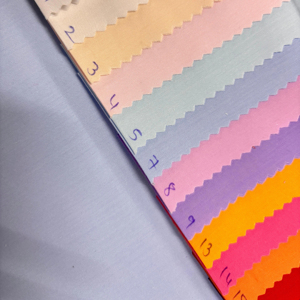 Jannat 58ผ้าโพลีวิสคอสโพลีเอสเตอร์คุณภาพส่งออกวัสดุทอย้อมสีล้วนสำหรับผ้าจีบโพลีเอสเตอร์ - Product Image 1