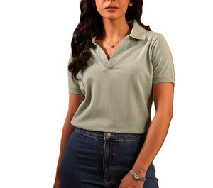 Polos pour femmes de la meilleure qualité, nouveau design tendance, matière respirante pour l'entraînement physique, style décontracté, polos 2026 - Product Image 6