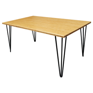 TEABAMBOO โต๊ะโซฟาไม้ไผ่รักษ์โลกพร้อมขาแบบแฮร์พิน 60x100x45 ซม. TB013 - Product Image 1