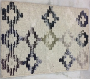 พรมปูพื้น Serene Modern Indo เนปาลพรมคอตตอนแบบผูกมือสีครีมปิดเสียงเซ็ตพรมลายดอกไม้ - Product Image 3