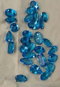 Gemas Mehrajudin, Topacio Azul Natural Suelto de Alta Calidad Hecho a Mano, Corte Ovalado, Gran Tamaño, Certificado por Terceros, 15-20 Quilates para Joyería - Product Image 3