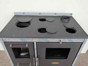 Estufa de Leña Industrial de Doble Cámara, Ecológica, de Aluminio, Contemporánea, de Alta Resistencia, para Cocinar y Calentar, Ideal para Villas - Product Image 2