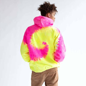 Sudaderas Personalizadas con Logotipo para Hombre, Unisex, 80% Algodón, 20% Poliéster, Tie-Dye, con Capucha, Forro Polar, Invierno, Color Sólido - Product Image 3