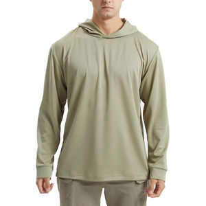 Camisa de pesca de poliéster ligera Sudadera con capucha de pesca de manga larga para hombres Sublimación personalizada UPF 50 Resistente a los rayos UV Desgaste de secado rápido - Product Image 6
