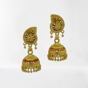 En gros Vintage Boho Inde Ethnique Jhumka Dangle Boucles D'oreilles Antique Oiseau Forme Gland Femme Boucles D'oreilles Bijoux - Product Image 1