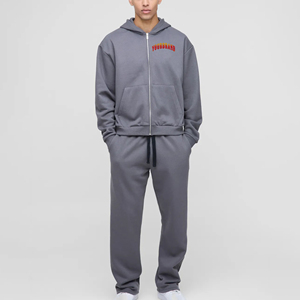 High demand <b>women</b> sweatsuit set with hoodie and <b>jogger</b> pants oversized fit fleece fabric wholesale fashion casual loungewear - Product Image 1