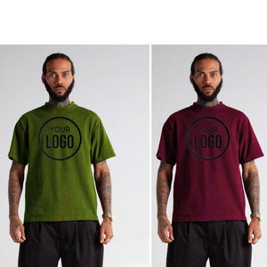 Abordable Shaka Wear Max Heavyweight T-shirt personnalisé surdimensionné lourd Streetwear Oversize Blank Cotton Boxy Fit pour hommes - Product Image 6