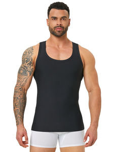 100% coton été débardeurs respirant sans manches séchage rapide avec impression personnalisée OEM disponible-tissage tricoté grande taille - Product Image 3