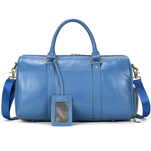 Wholesale Custom <b>Leather</b> Duffle <b>Bag</b> for <b>Men</b> Handmade Travel Overnight <b>Weekend</b> Sports Gym Carry-on with Zipper Closure - Product Image 6