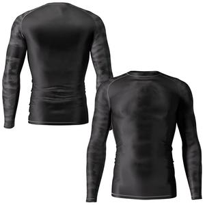 Protector rápido de cuello Unisex, manga larga, estampado personalizado, MMA Rush - Product Image 1