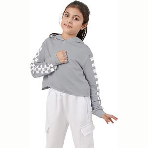 Haut à capuche court pour femme, design unique, vêtements d'extérieur, hiver chaud, sortie d'usine, haute qualité, pièce fraîche, hauts à capuche courts pour femme - Product Image 4