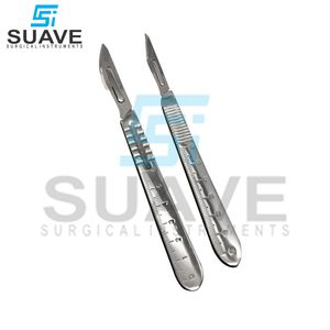 Instrumento quirúrgico SUAVE con cuchillas y mangos de bisturí quirúrgico de acero inoxidable con impresión de logotipo personalizado - Product Image 6