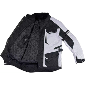 Veste textile Cordura personnalisée de protection pour l'hiver pour motocyclette Tissu polyester/nylon respirant Manches longues Logo et design personnalisés - Product Image 3