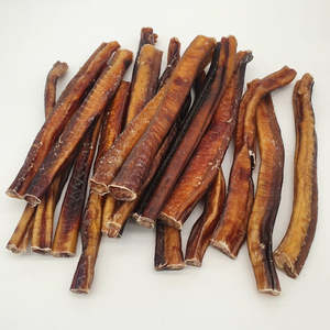 Alimento natural seguro Bully Stick saludable para comida de perro palitos de búfalo secos de la mejor calidad 2 4 6 8 10 12 pulgadas masticar perro - Product Image 2