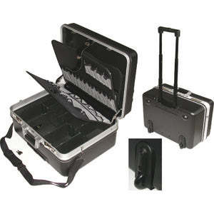 Boîtes à outils en plastique portables et durables avec roues, 2079g, et 1 logo personnalisable, fonction étanche, support OEM pour le stockage - Product Image 1