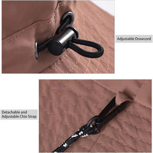 Chapeaux seau personnalisés avec broderie par impression de logo Protection solaire d'été en plein air Streetwear décontracté Fourniture OEM - Product Image 5