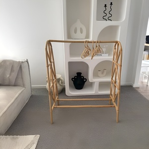 Meilleures ventes de présentoirs en rotin pour les boutiques de vêtements pour bébés, magasins, présentoirs à vêtements naturels faits à la main - Product Image 6