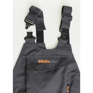 BETA Peto de trabajo ligero con tirantes y tirantes Ropa DE TRABAJO gris - Product Image 3