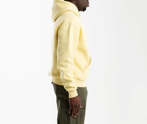 Sweat à capuche unisexe vert brodé en molleton 100% coton 300g, écologique, hiver, poche kangourou, streetwear, haute couture - Product Image 3