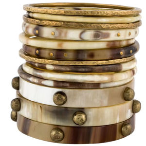 HOME BANGLES PULSERAS CUERNO DE BÚFALO BANGLES y Pulseras MODERNAS Venta al por mayor Nueva Pulsera Artesanal de Moda - Product Image 1