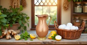 Hammered Mughlai Design Copper Nickel Jug Pitcher, <b>Drinkware</b> & Serveware Capacity 1750 Ml - Product Image 5