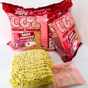 COOL Halal Fried Instant <b>Noodles</b> Wheat Flour Beef Flavour Bulk <b>Box</b> 240g 18% Fat 3-Minute Cooking DEM Kulpin 12 Months Shelf Life - Product Image 4