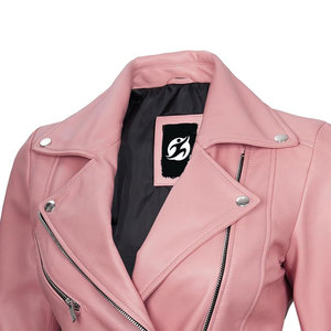 แจ็กเก็ตกันหนาวระบายอากาศได้ดีของผู้หญิงหนังแท้100% ด้วยดีไซน์ที่สามารถปรับแต่งได้ - Product Image 4