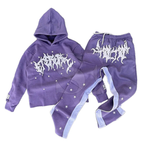 Sweat à capuche imprimé mousse surdimensionné personnalisé Unisexe Poids lourd Hommes Femmes Personnalisable 3d Puff Print Hoodies - Product Image 1