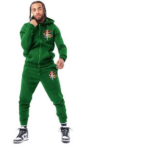 Traje de entrenamiento deportivo transpirable de alta calidad para hombre, chándal de jogging personalizado, pantalones personalizados, conjunto de dos piezas para invierno - Product Image 3