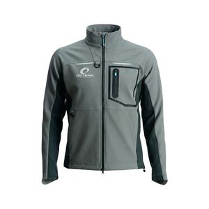 Chaqueta Softshell Personalizada para Hombre 2026, con Capucha, Resistente al Viento, de Secado Rápido, Transpirable, con Cierre de Cremallera, 100% Poliéster, para Correr en Invierno - Product Image 1